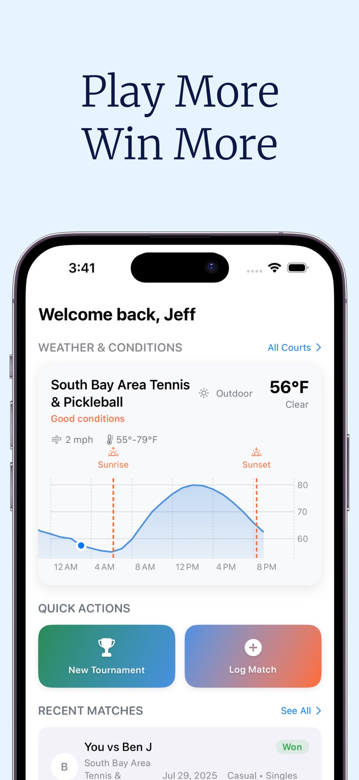 Pickleball Hub: Court & Stats iphone screenshot 1