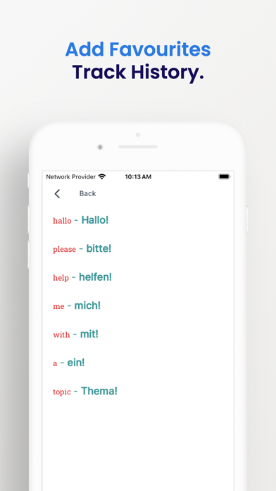 German-English Translate Words Screenshot