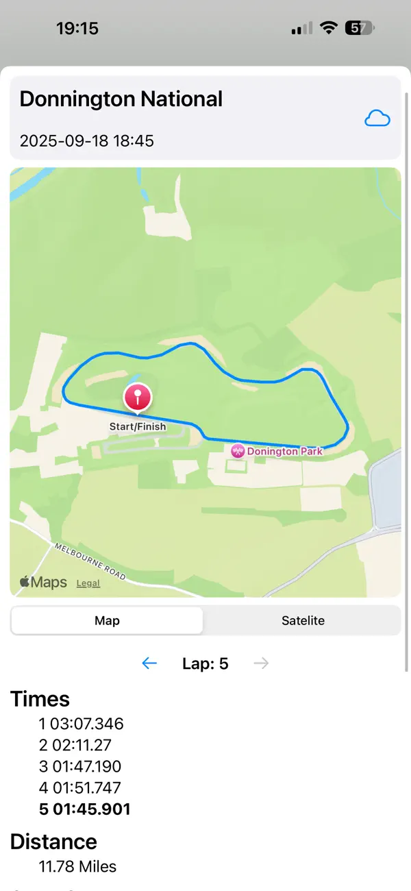 TrackdTimer Screenshot 2