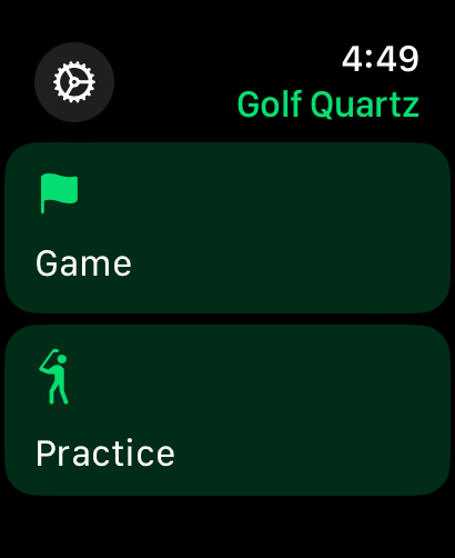 Golf Quartz › Watch + Golf GPS