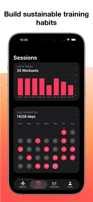 On Lifting Log Workout Tracker screenshot 3