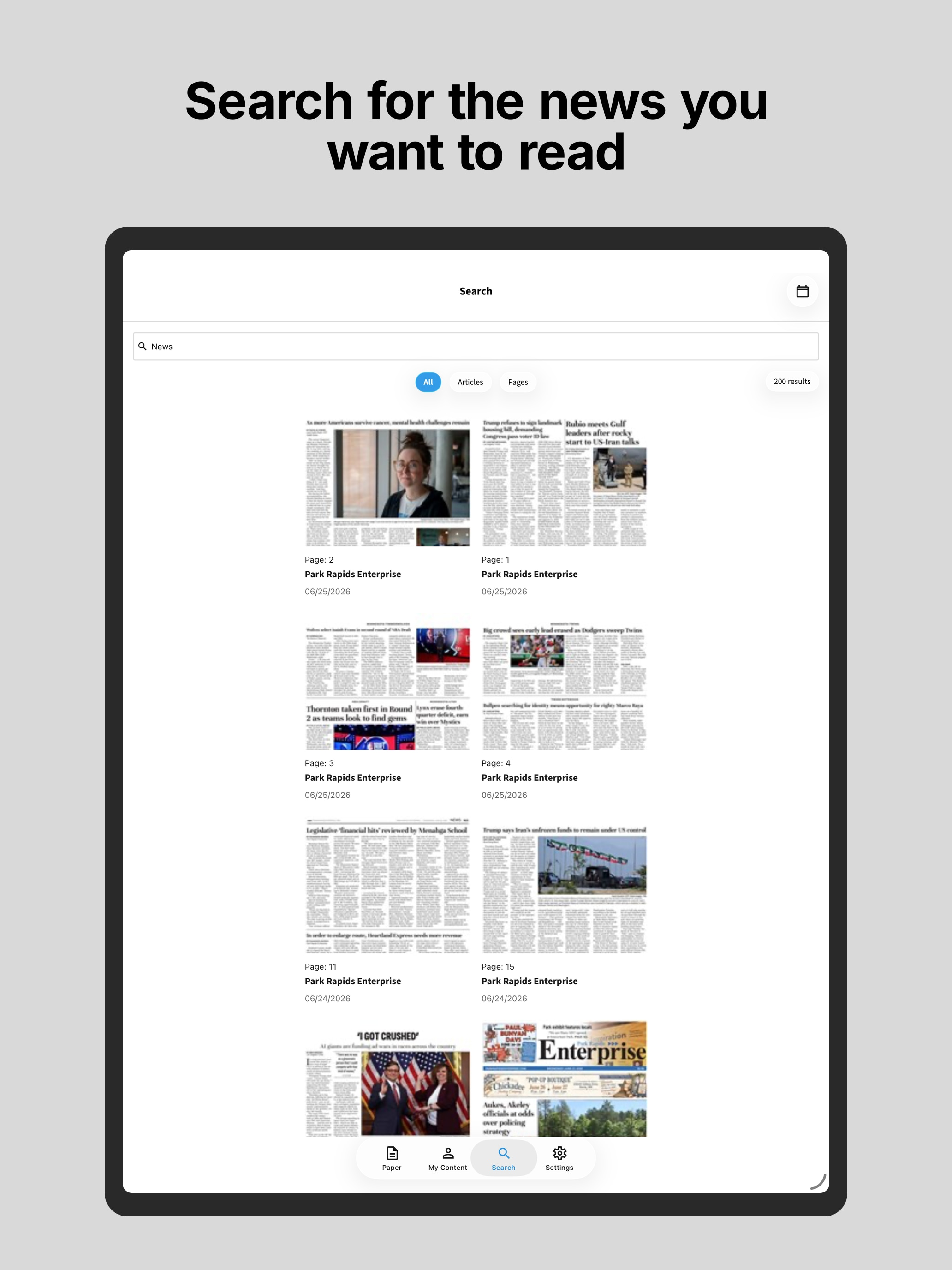Park Rapids Enterprise E-paper screenshot 10
