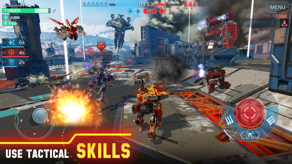 #3. War Robots Multiplayer Battles (iOS) Bởi: MYGAMES MENA FZ LLC
