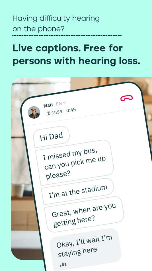 #1. Rogervoice - Call Captions (iOS) 게시자: RogerVoice