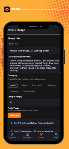 AIPledge screenshot