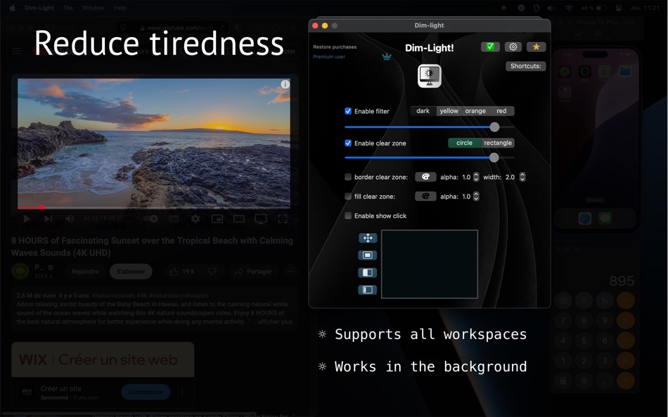 #3. Dim-Light (macOS) 由: Dylan Zaoui