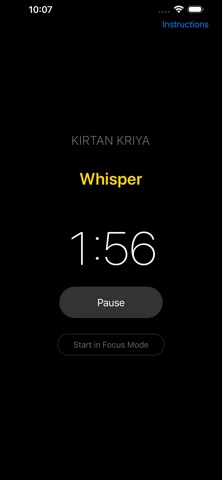 Kirtan Kriya Meditation Timer screenshot