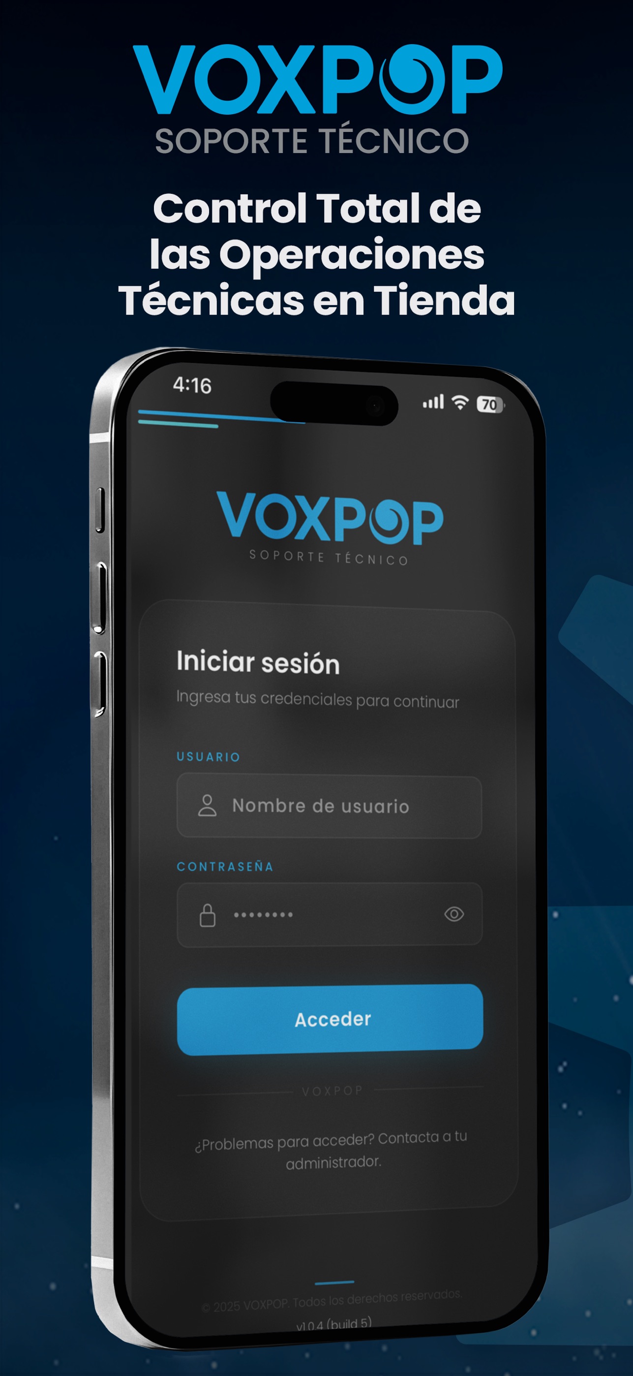 Screenshot 1 of VoxpopSoporte