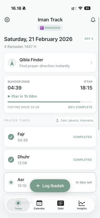 Iman Track Screenshot 1 of 4