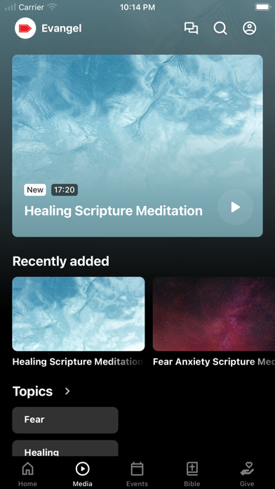Evangel Montreal iPhone screenshot