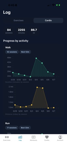 Progressive Growth Tracker screenshot