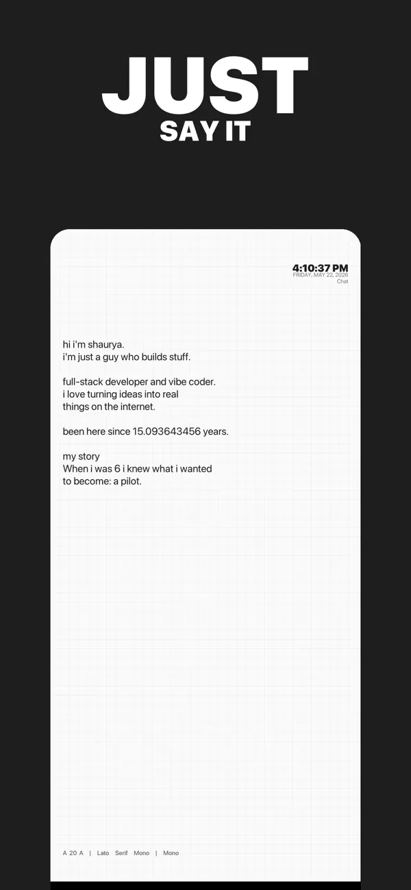 Screenshot #2 pour writewall - just say it