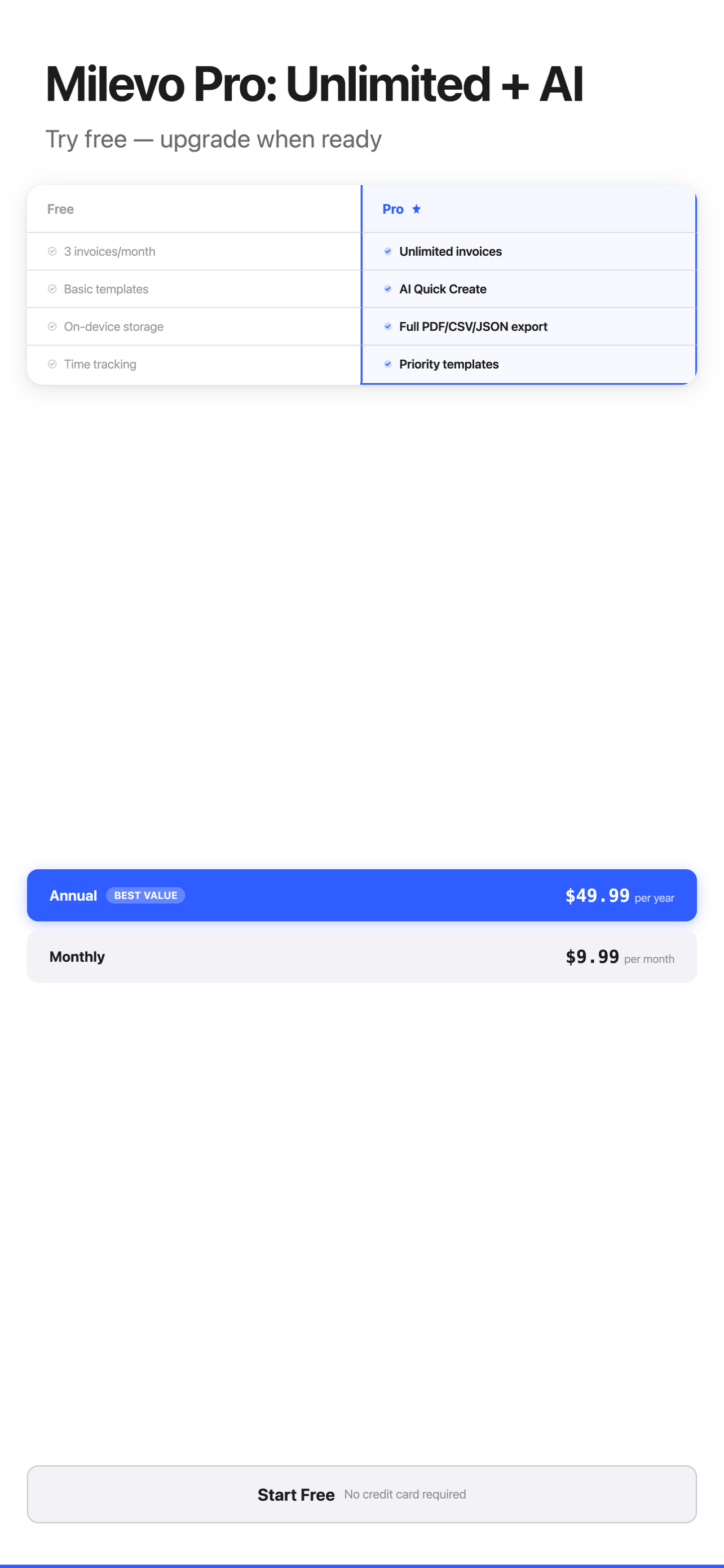 Milevo: Invoice & Time Billing screenshot 9