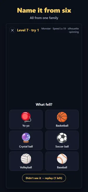 What Fell? Reflex Game screenshot 2