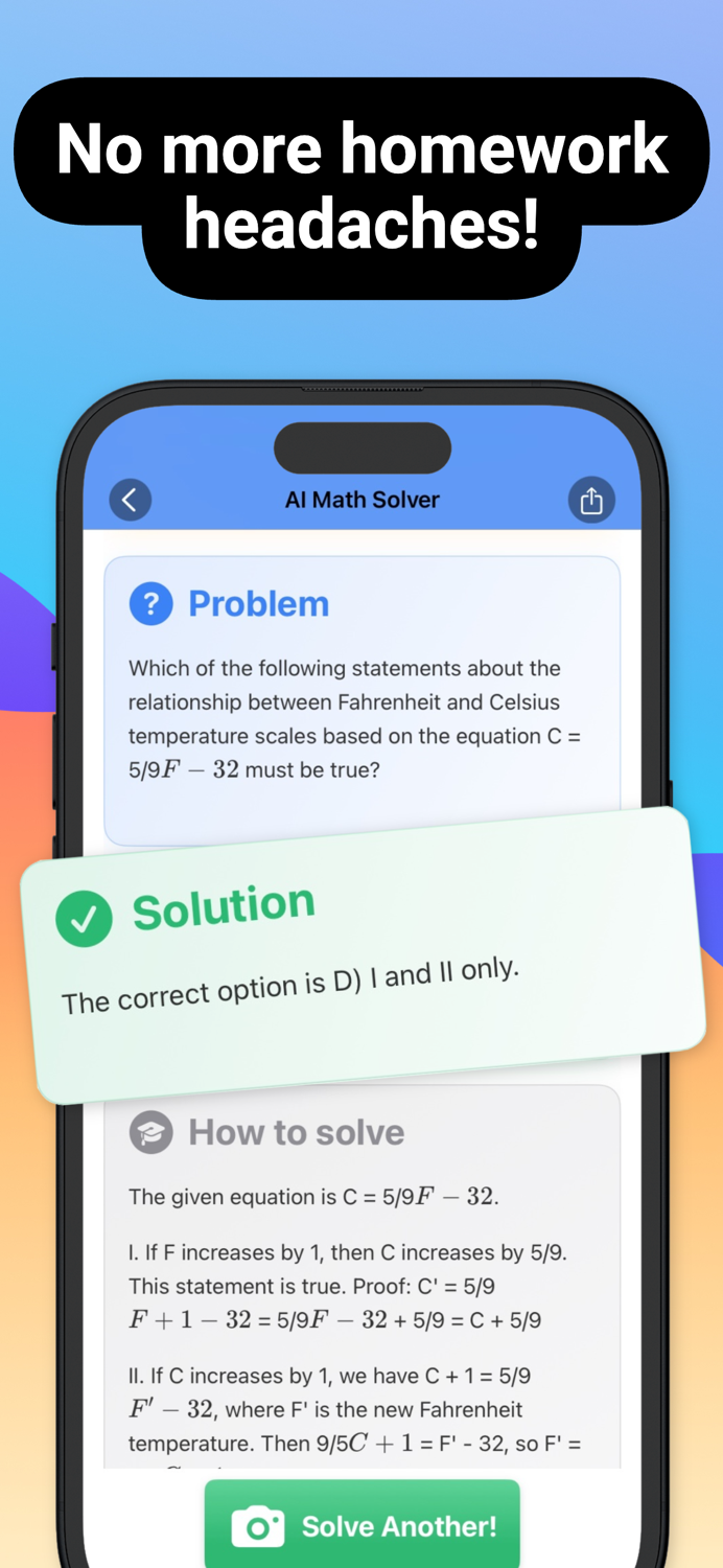 AI Math Solver  Snap and Learn