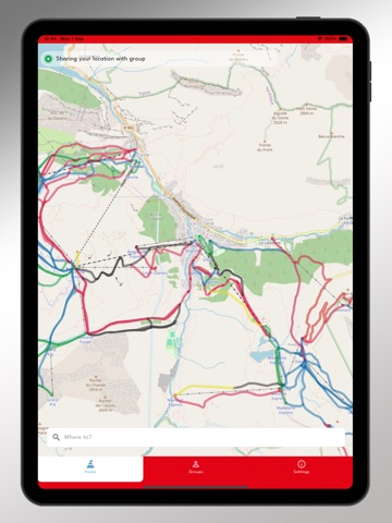 Piste Mapper Val d'Isère iPad screenshot
