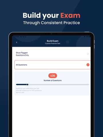 Accuplacer Practice Prep Test iPad screenshot