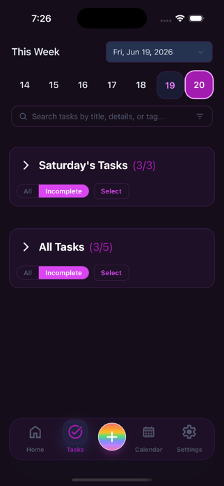TidalTask Screenshot 2 of 4