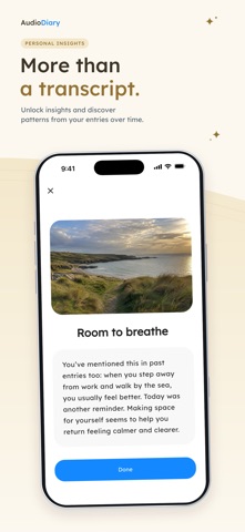 Audio Diary - AI voice journal Screenshot 2 of 10