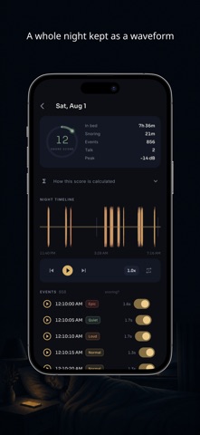 Snore Recorder - Snorva Screenshot 2 of 4