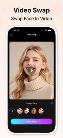 Face AI – Video Face Swap App iPhone screenshot