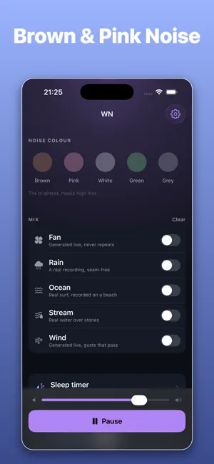 White Noise machine App - WN screenshot 2