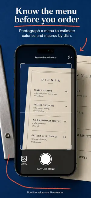 Menu Scanner: Calorie Counter screenshot 1