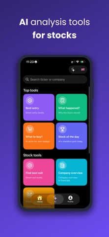 MindStock: AI Stock Analyst iPhone screenshot