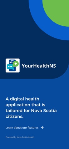 YourHealthNS iPhone screenshot 1
