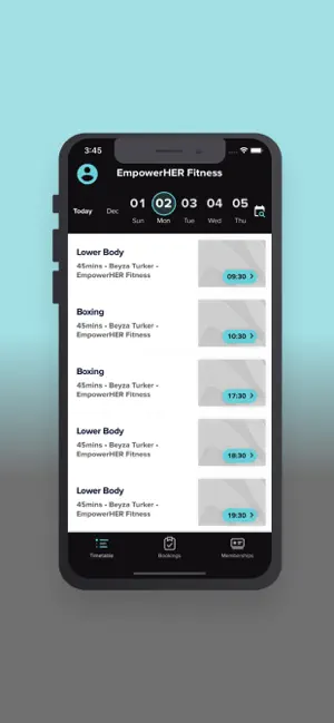 EmpowerHER Fitness screenshot 2