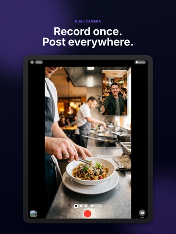 Dual Camera Recorder: Duovid iPad screenshot