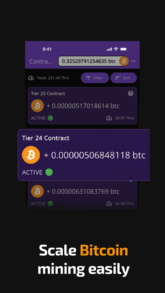 #4. Bitcoin Mining: Crypto Miner (iOS) Podle: Lowhill Games Oy