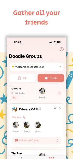 DoodleLoop: Telephone Drawing screenshot 1