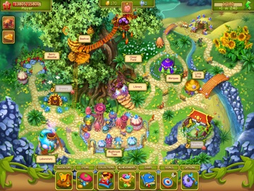 Clover meadow: match 3 game iPad screenshot