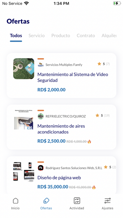 Contrata Screenshot