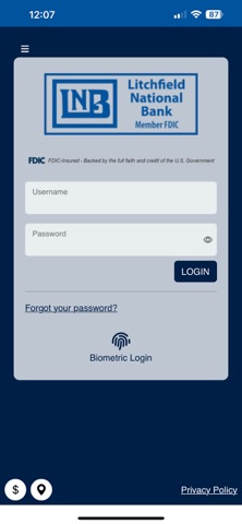 LNB Mobile Banking screenshot