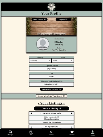 True Home Market iPad screenshot