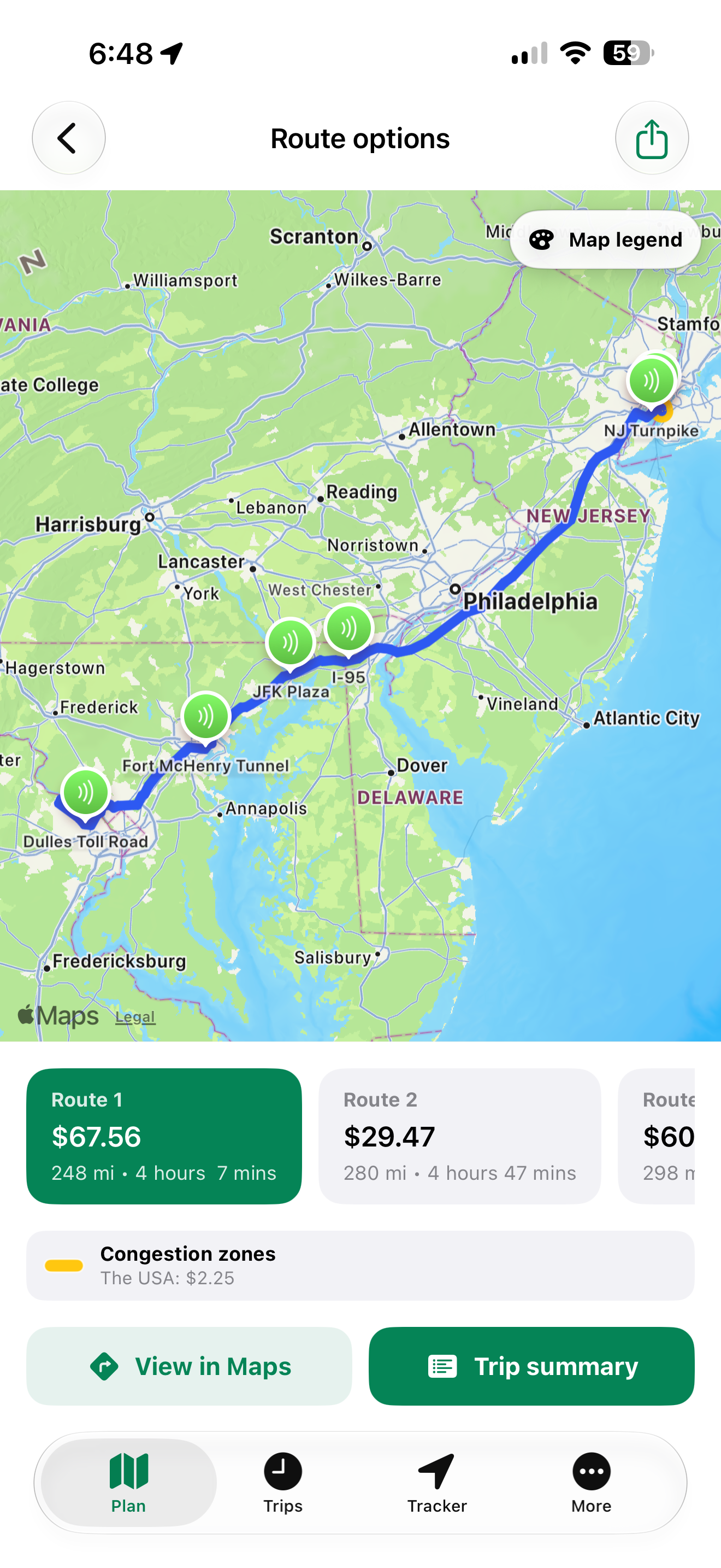 Tollsmart Toll Calculator screenshot 2