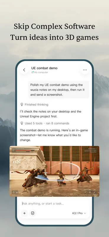 Kimi - Your Personal AI Agent screenshot 2 of 7