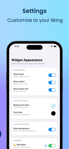 Tendr – Widgets & Quotes Screenshot 3 of 4