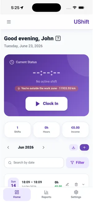 UShift - Salary & Shift Manage screenshot 1