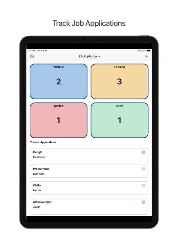 Screenshot #4 pour Job Application Tracker