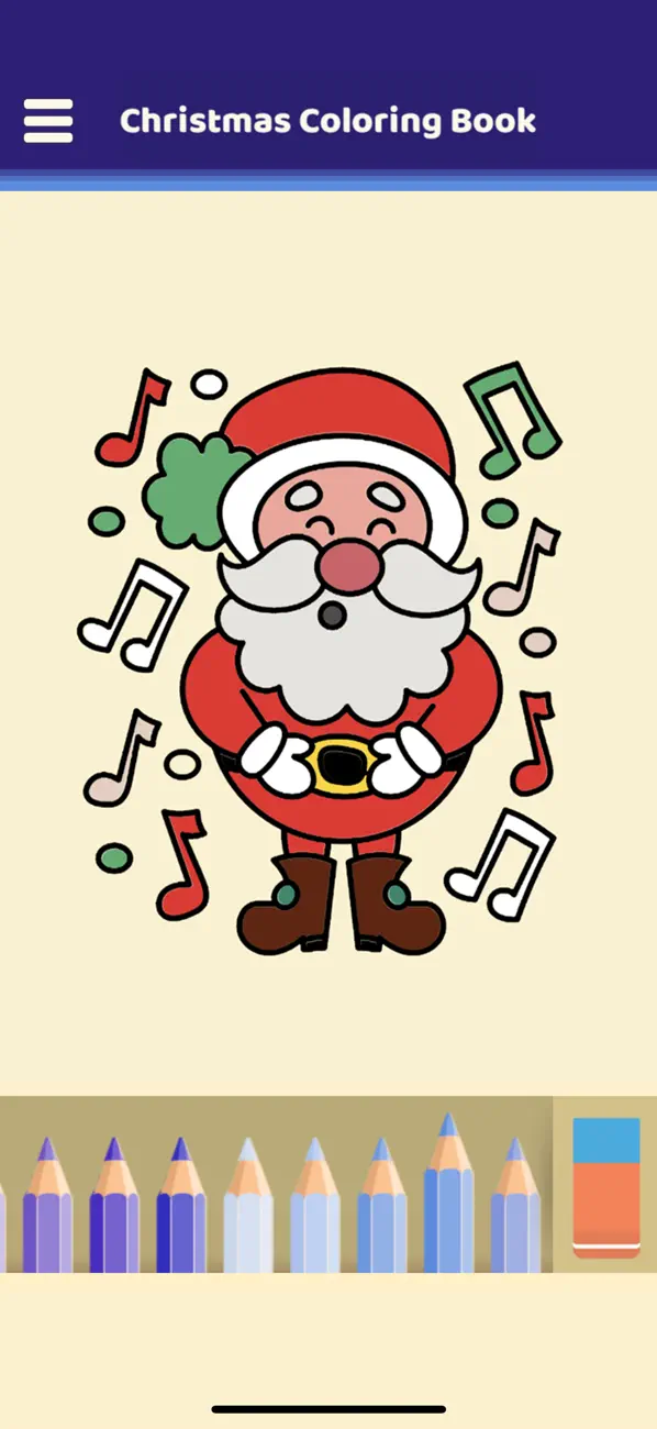 Screenshot #1 pour Happy Christmas Coloring Book