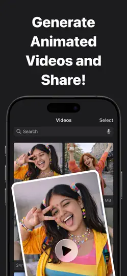Screenshot von Bild Zu Video AI: PicVid auf dem iPhone 5