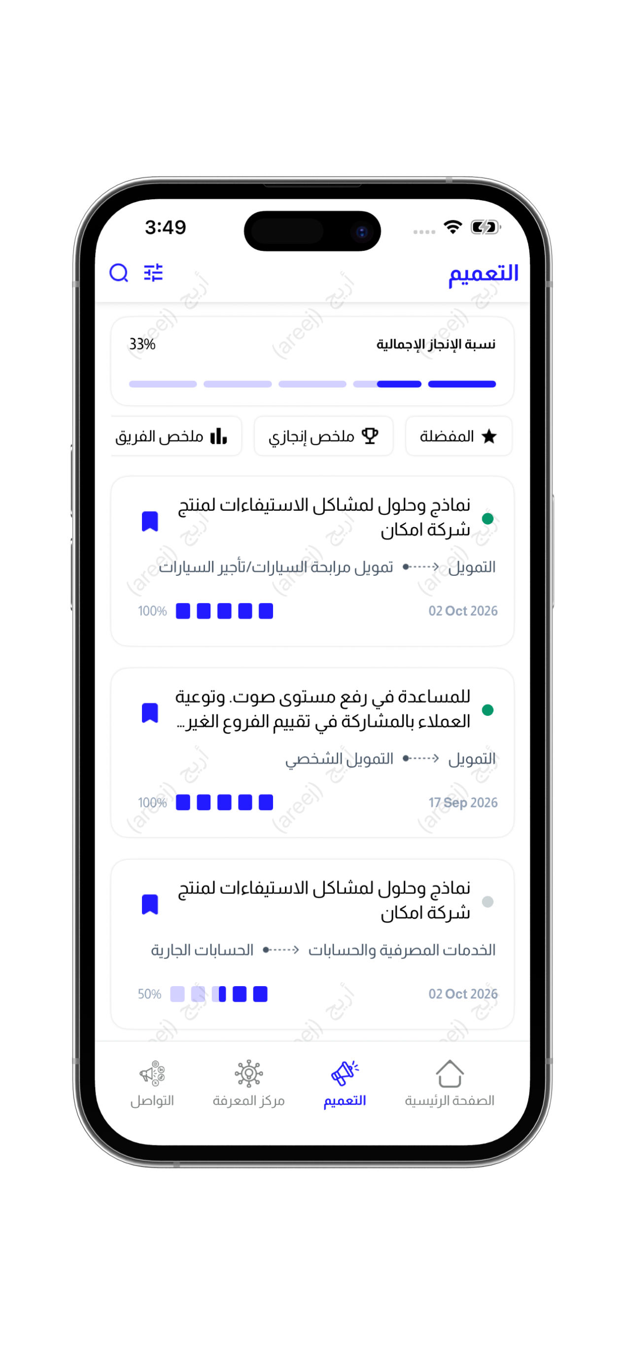 ﻣﻨﺼﺔ اﻟﻤﻌﺮﻓﺔ Knowledge Hub