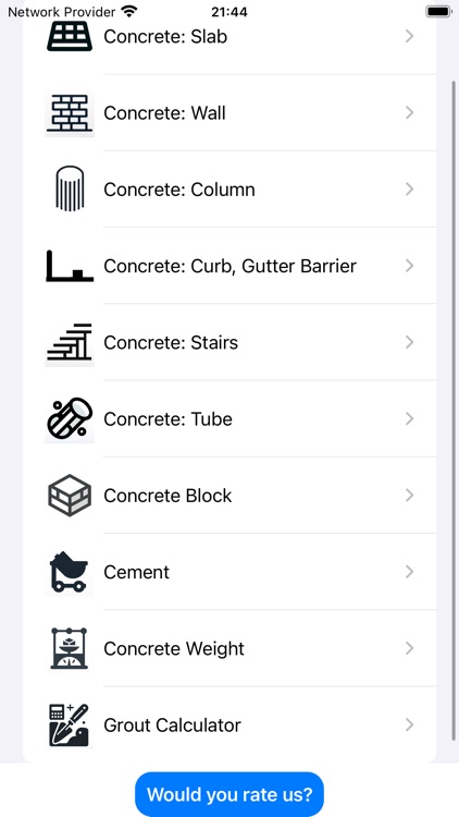 Cement & concrete calculators
