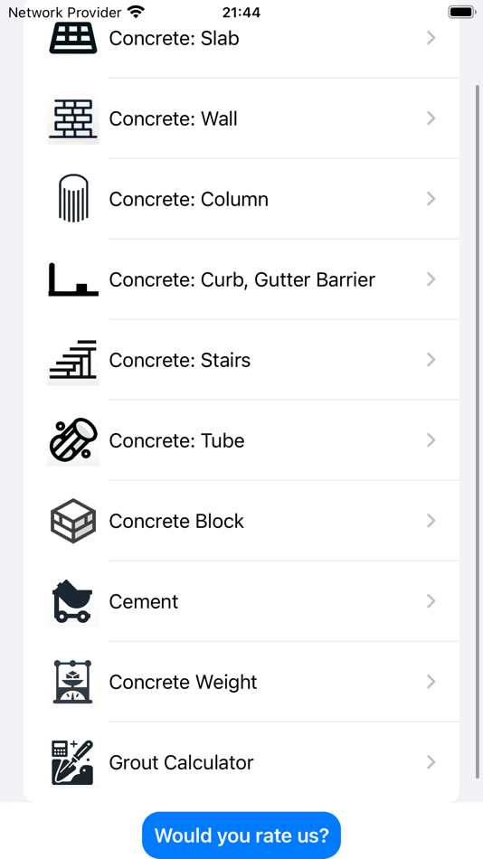 #1. Concrete Calculator Estimator (iOS) 게시자: Vladislav Zhirnov