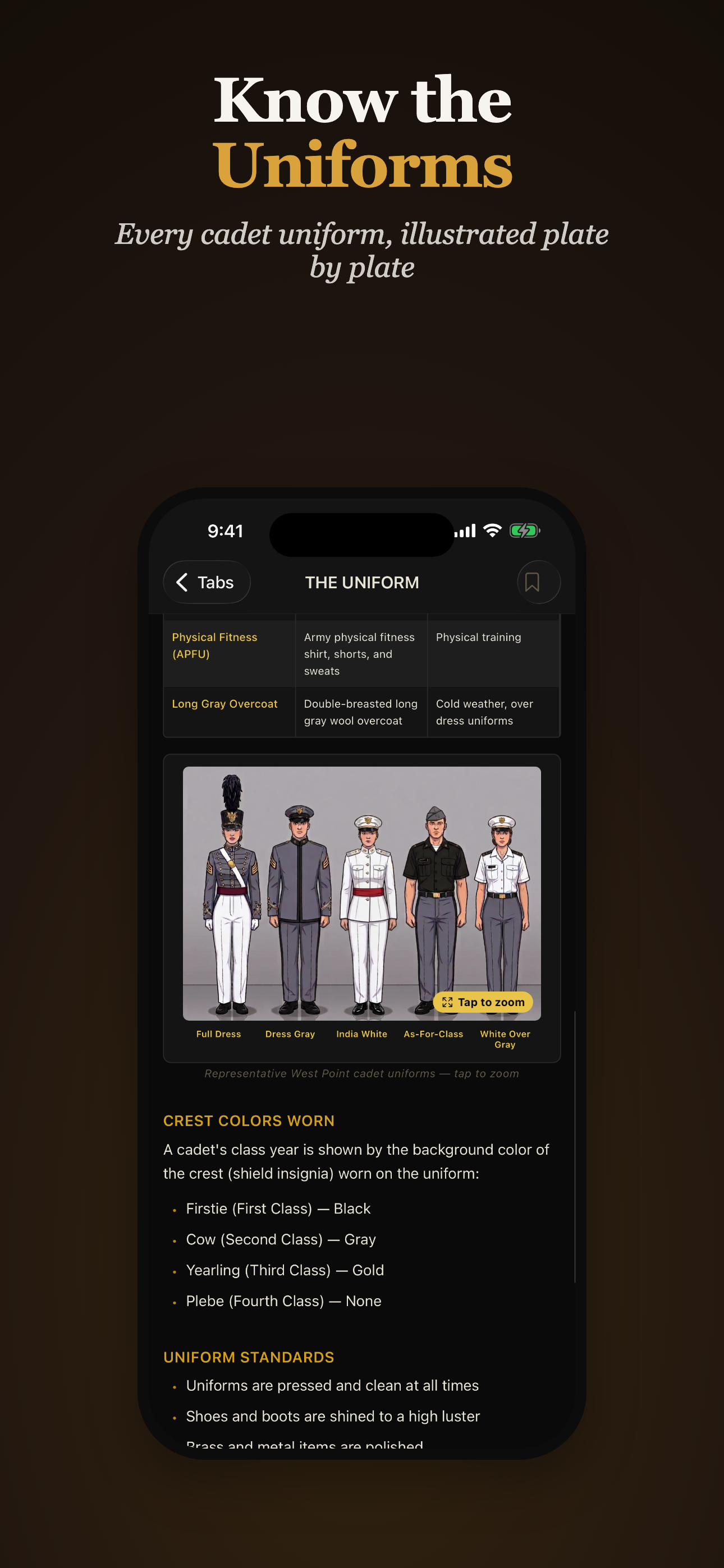 Cadet Handbook screenshot 6
