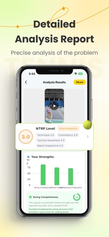 iSwingCoach-AI Tennis Analysis iPhone screenshot