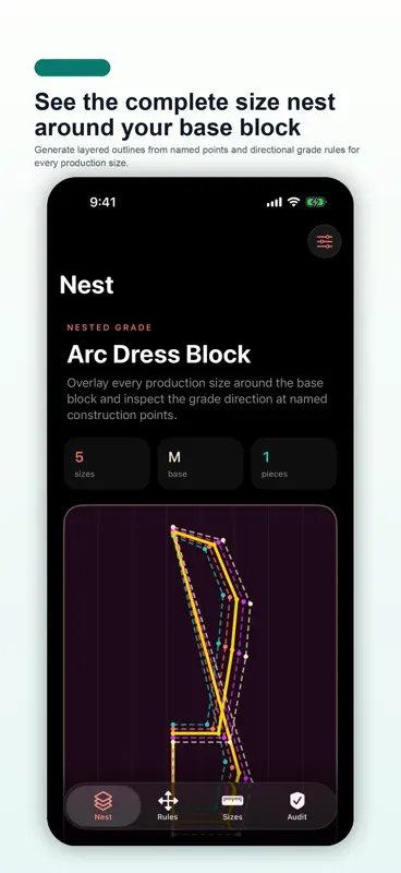 PatternGrade Sewing screenshot 1 of 5